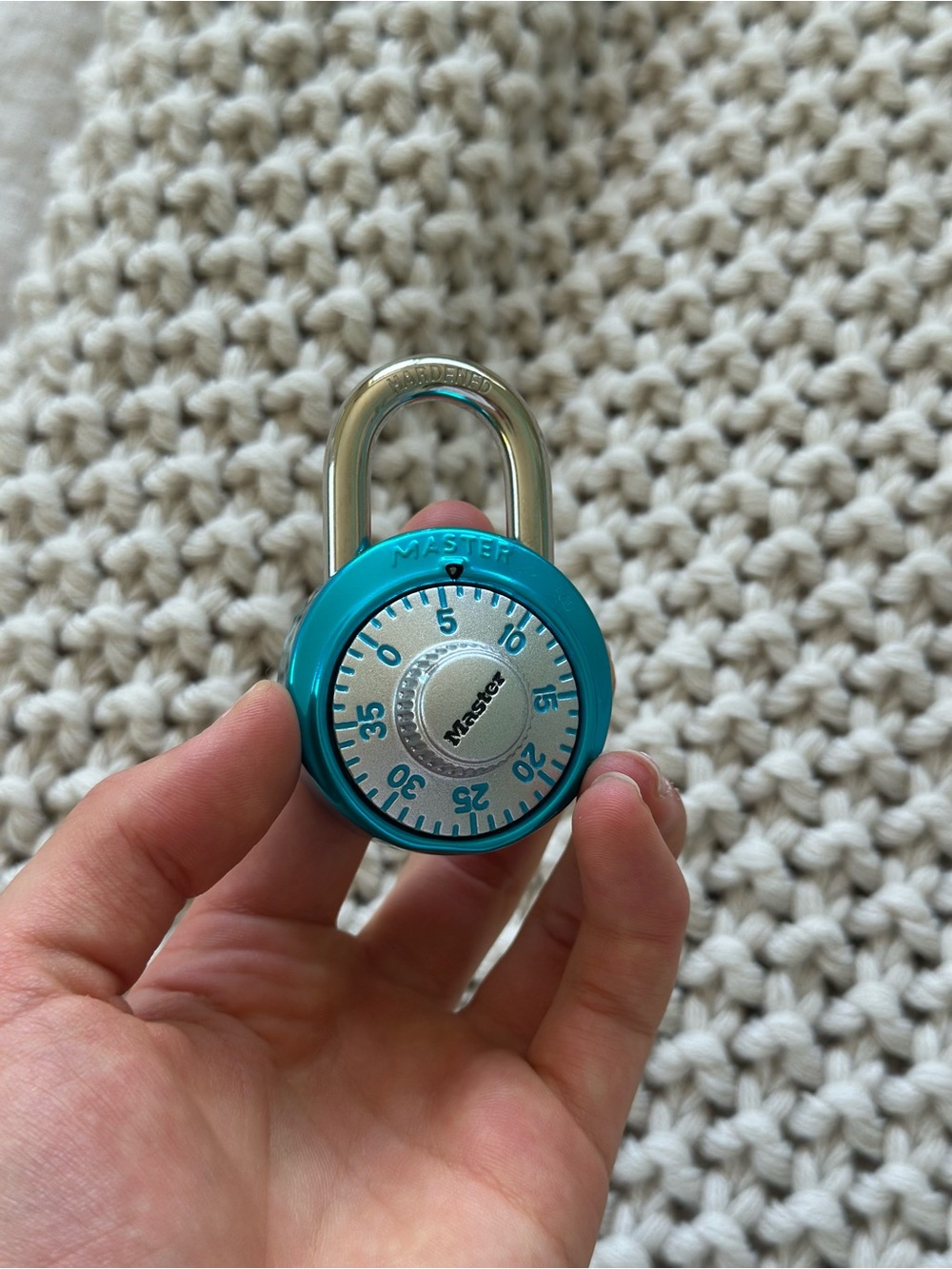 Master Lock Teal Combination Padlock